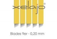 Microblading Blades in 0,20 mm Stärke 9 Curved Flat