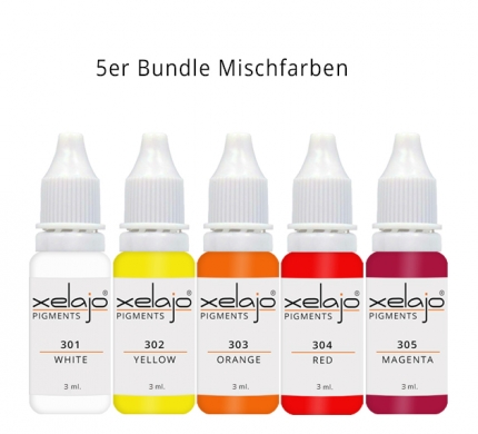 5er Set PMU MIschfarben - Korrekturfarben à 3 ml.